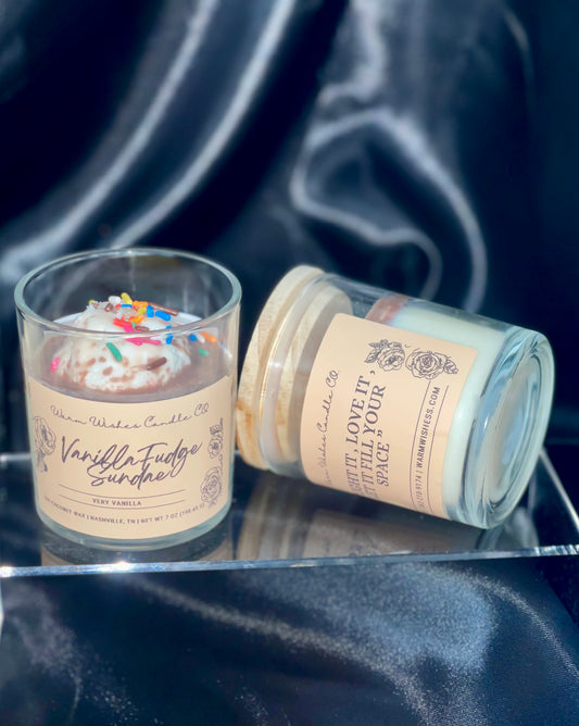 Vanilla Fudge Sundae Candle