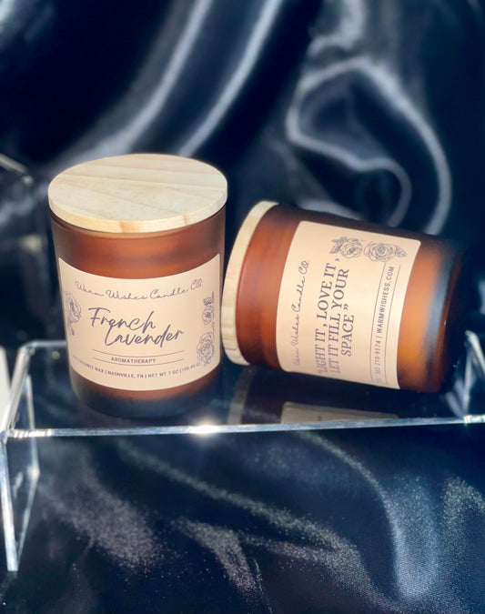 French Lavender Aromatherapy Candle